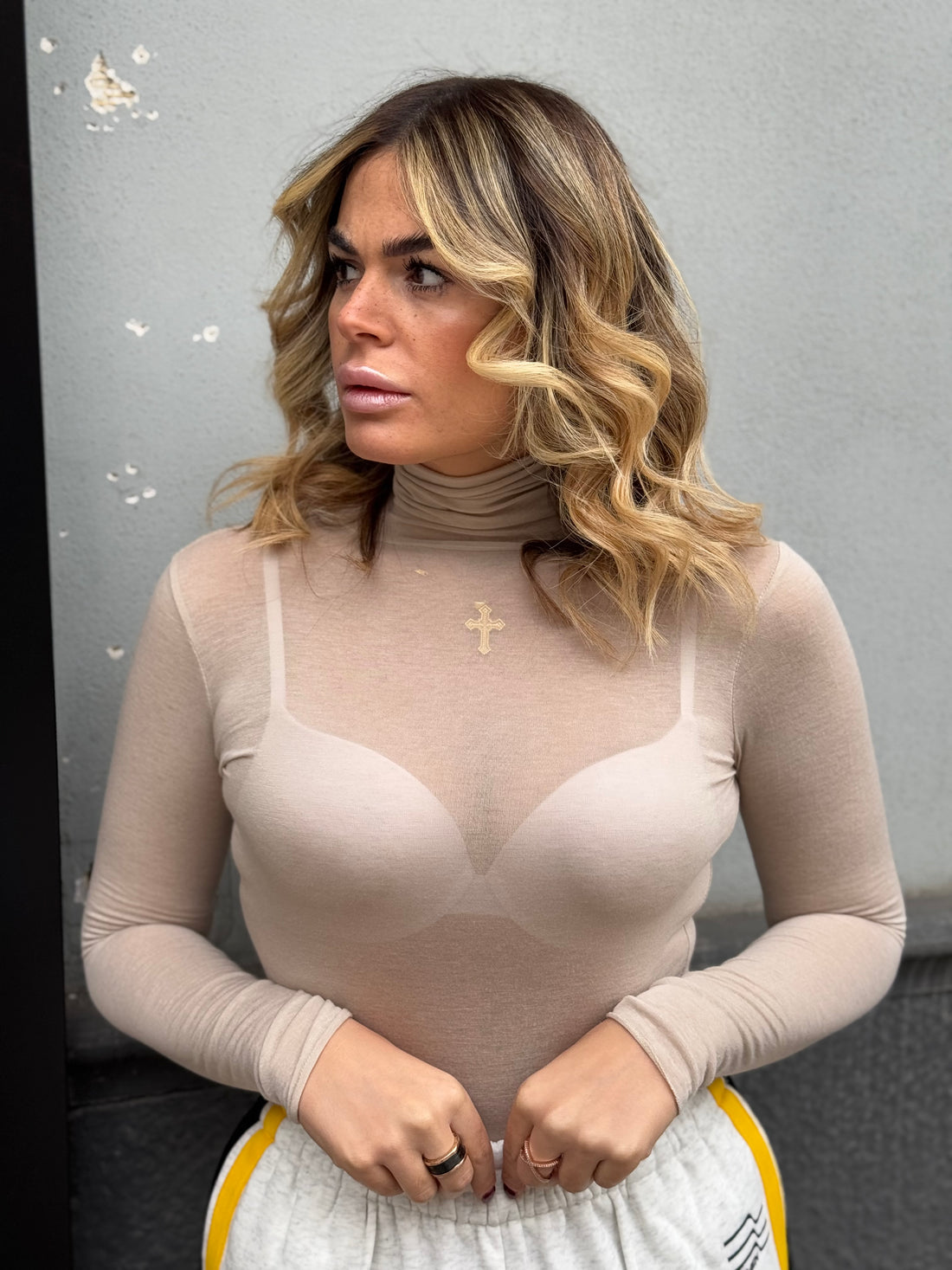 Maglia Cashmere Beige