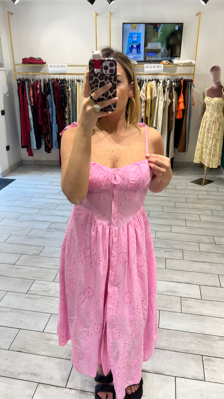 Dress San Gallo Rosa