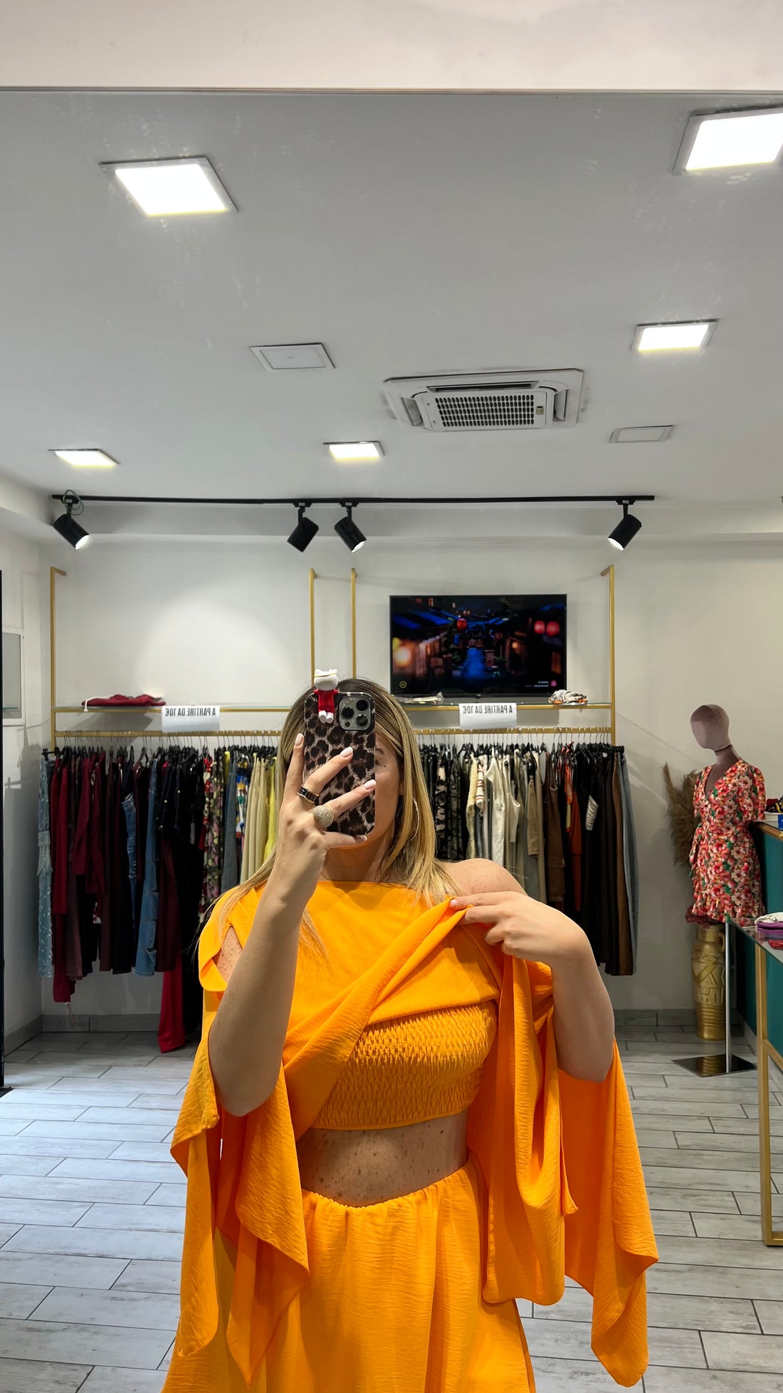 Coordinato Beyo tre pezzi Arancio