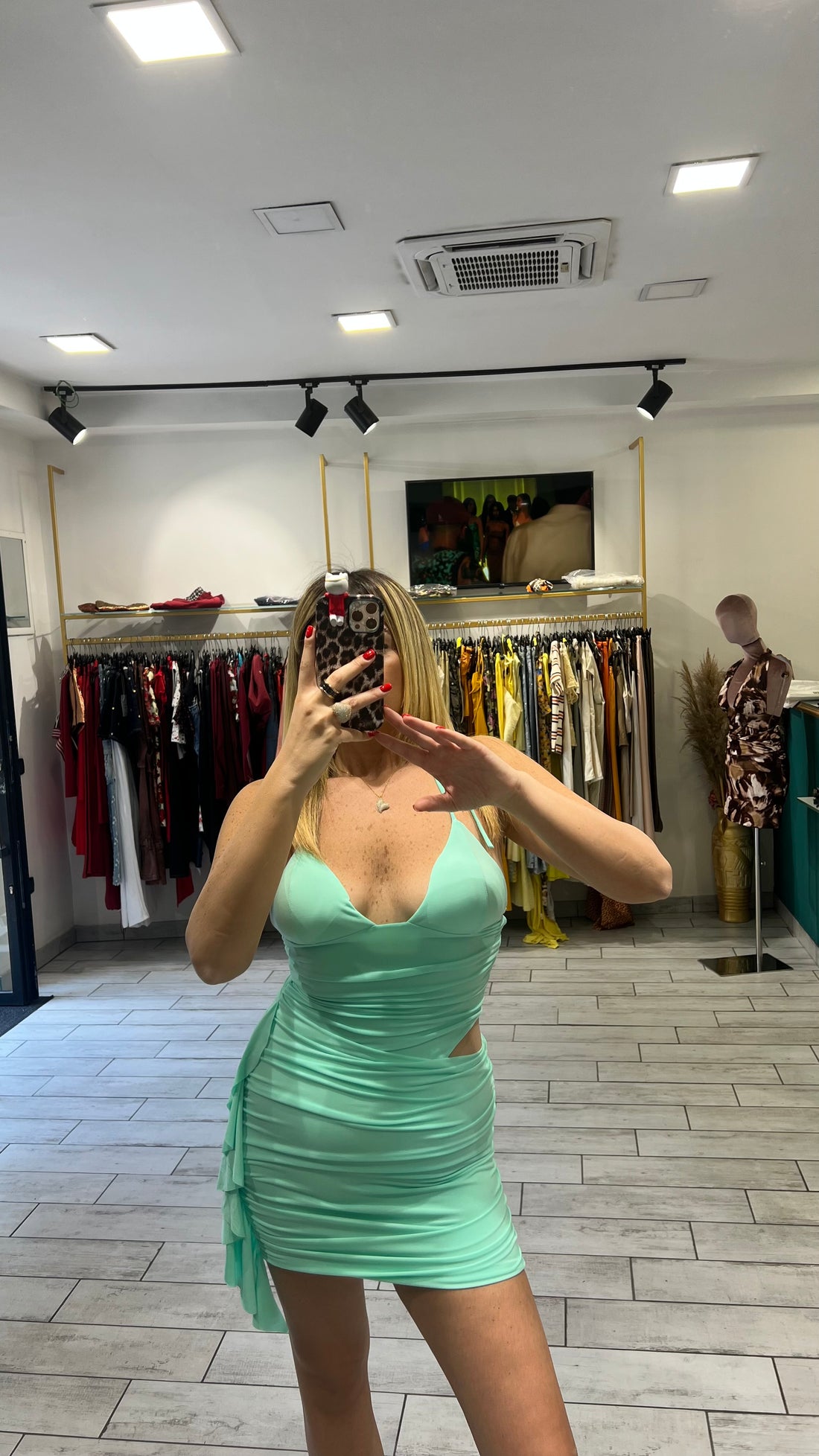 Dress Lorelai Verde Tiffany
