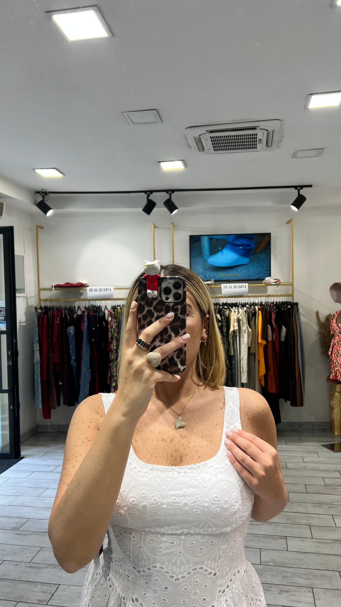 Dress Syl Bianco in pizzo San Gallo