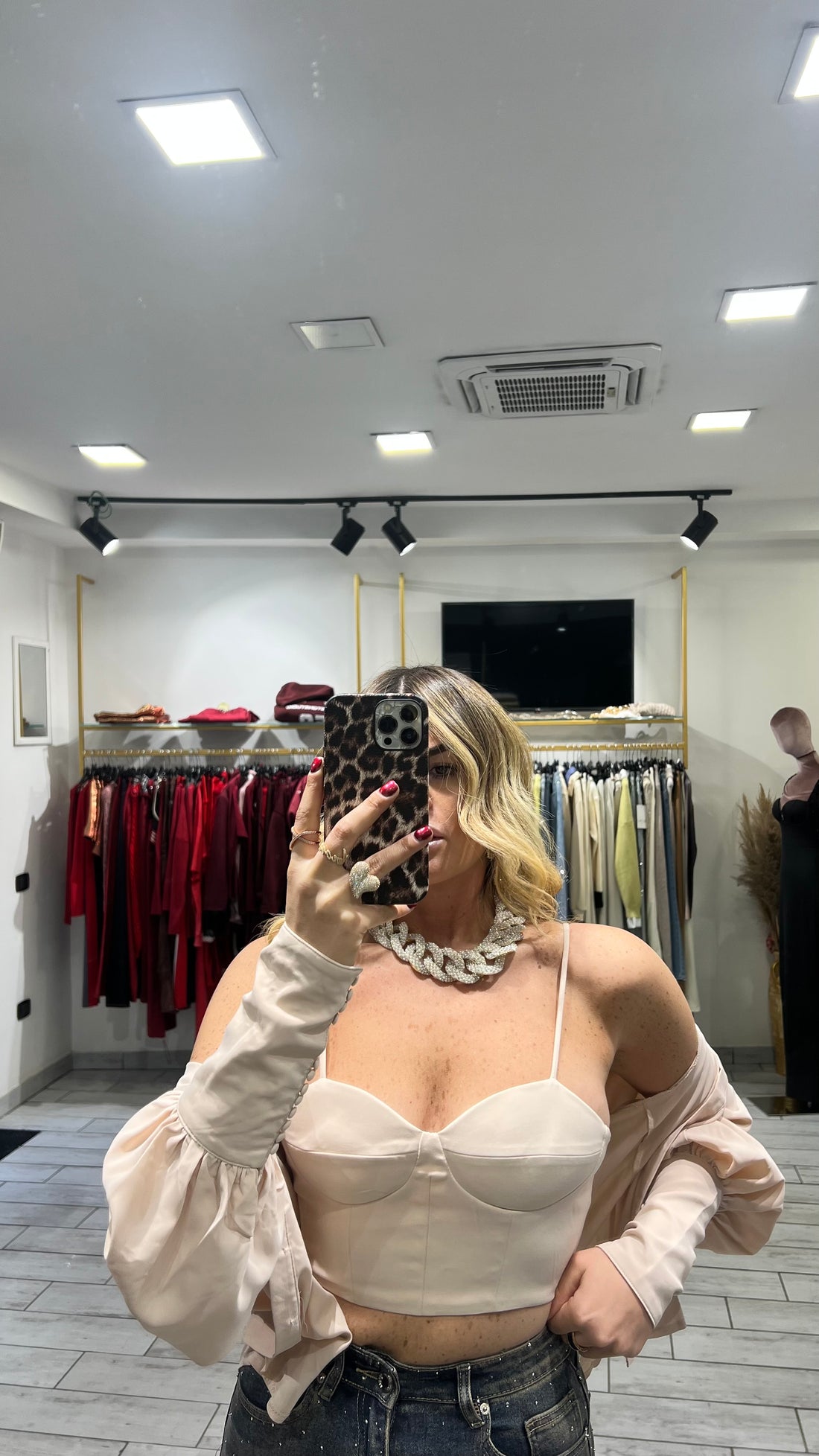 Top Hanima Beige