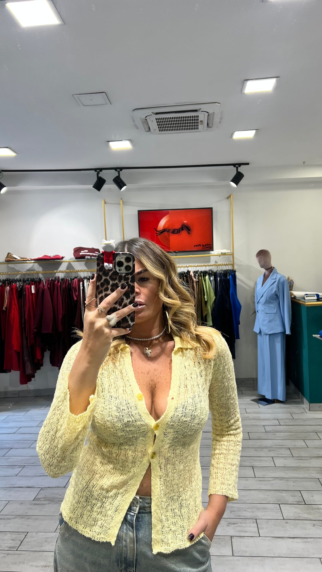 Maglia Sienna in filo Gialla