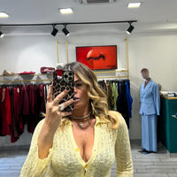 Maglia Sienna in filo Gialla