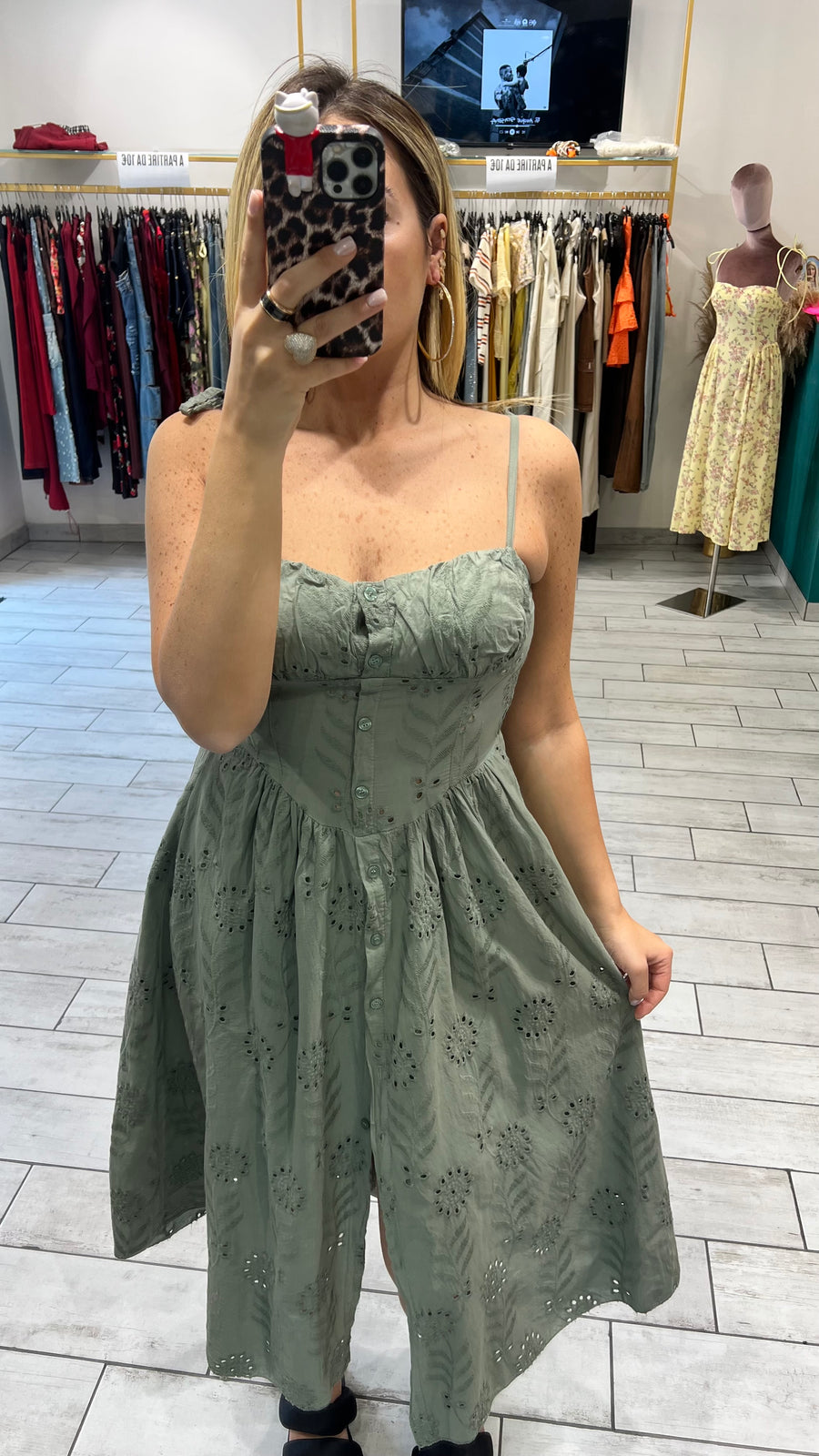 Dress San Gallo Verde