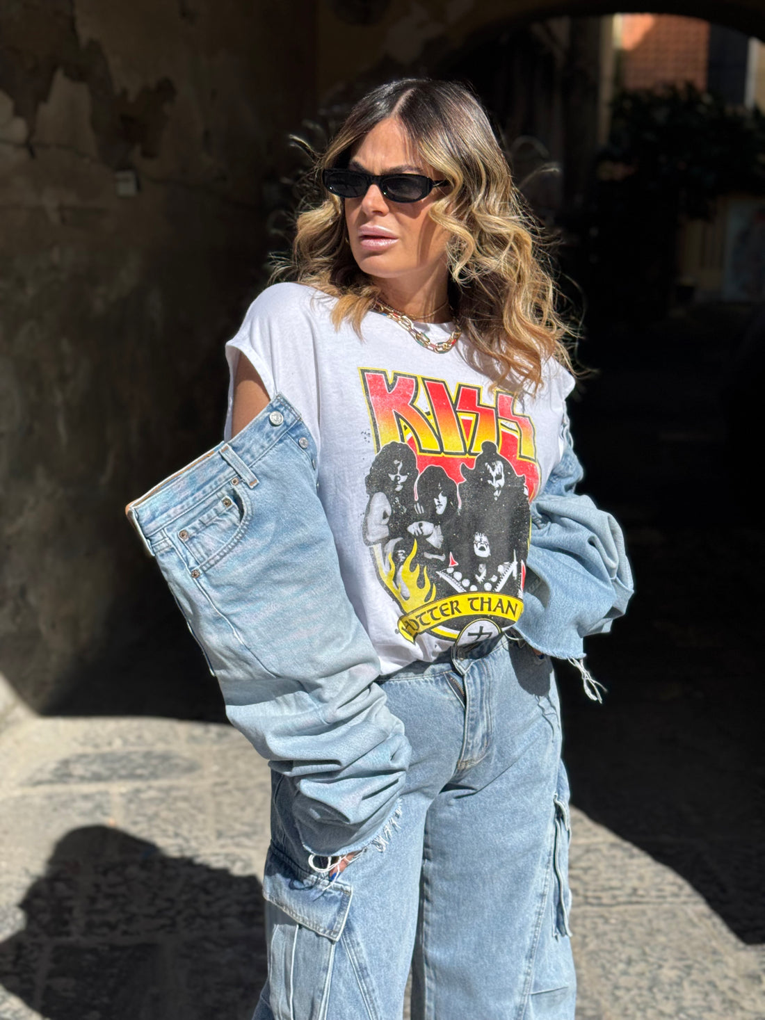 T-Shirt Rock Kiss Levi’s