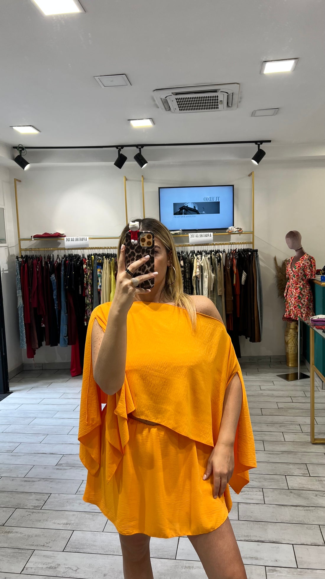 Coordinato Beyo tre pezzi Arancio