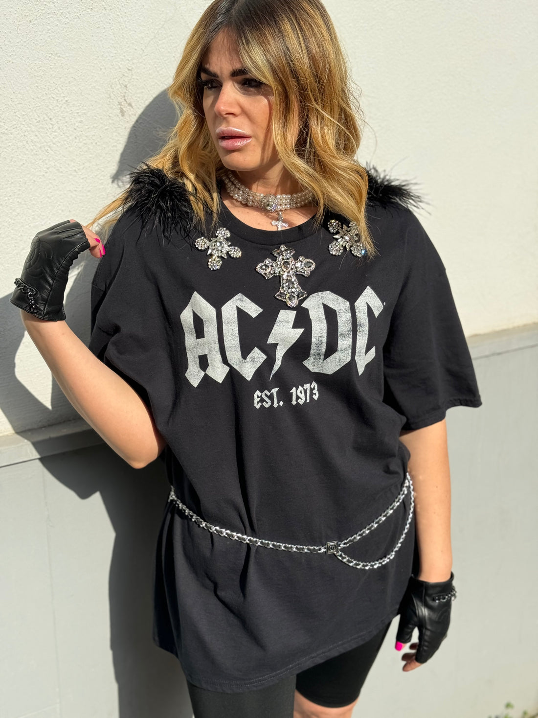 T-Shirt Rock ACDC Church
