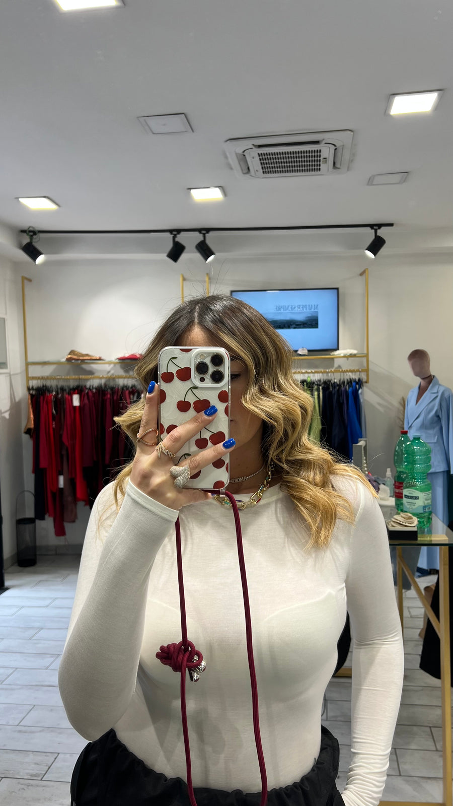 Maglia Shira Bianca a girocollo