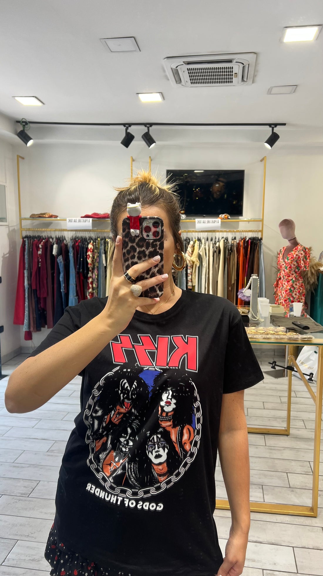 T-Shirt Rock Kiss FourFace