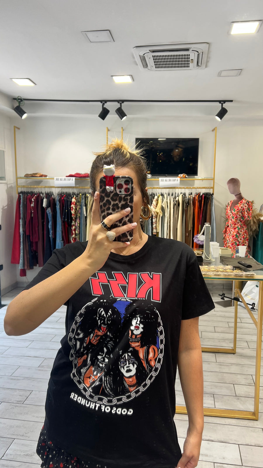 T-Shirt Rock Kiss FourFace