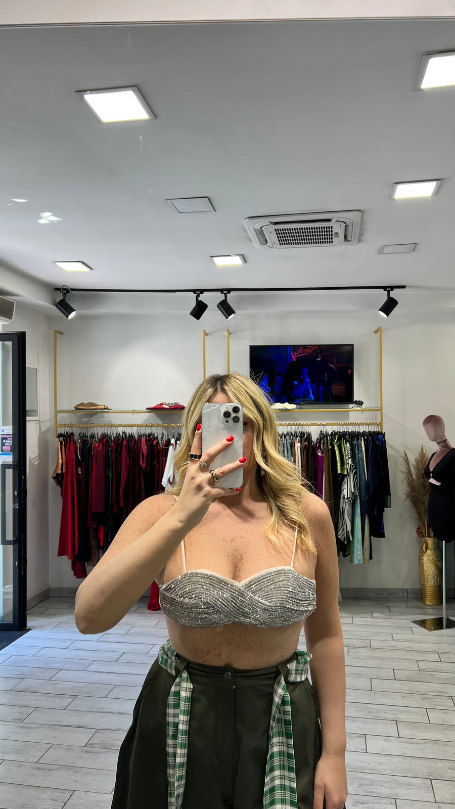 Bralette Jewels Beige