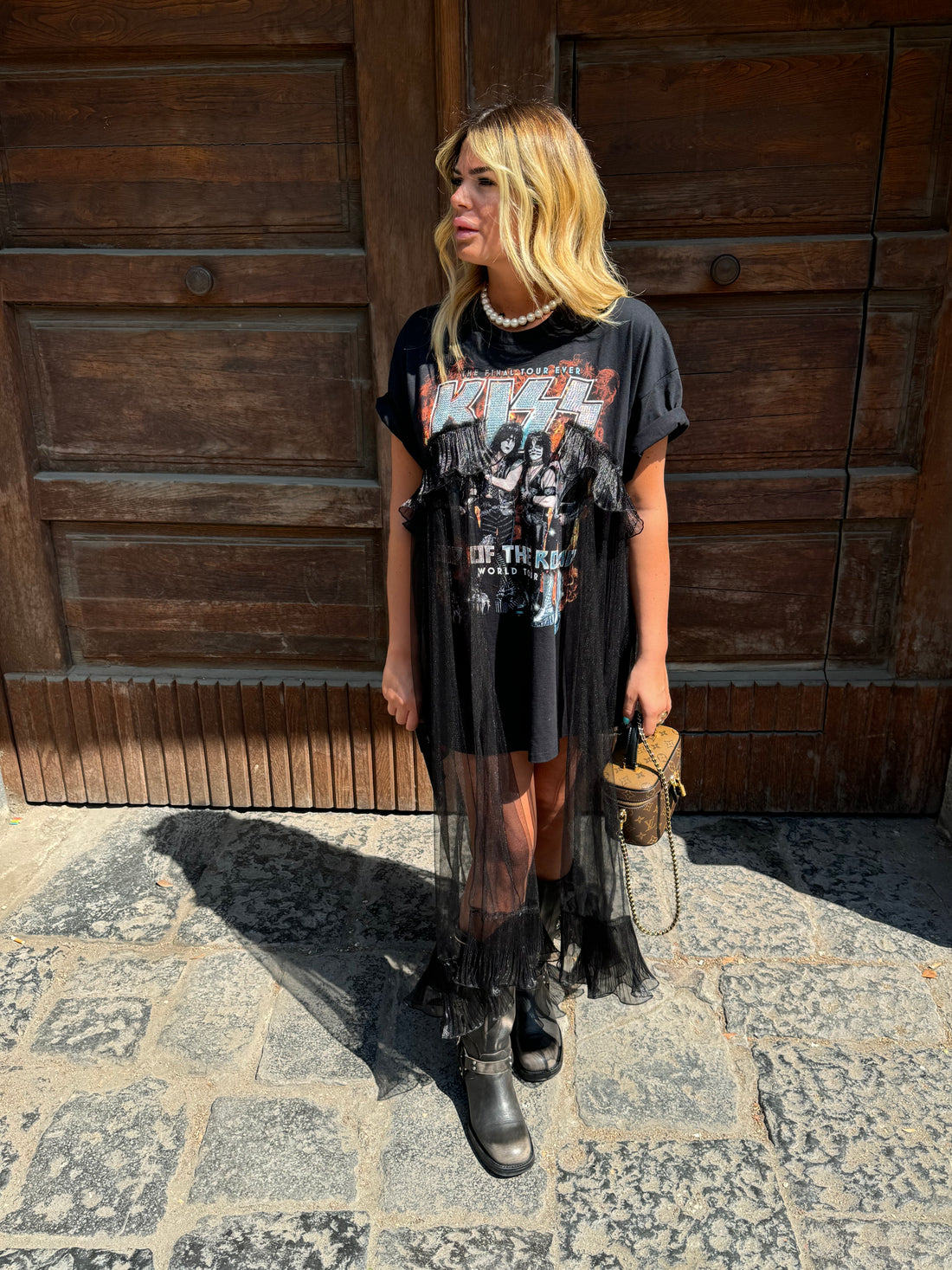 T-Shirt Rock Kiss The Road