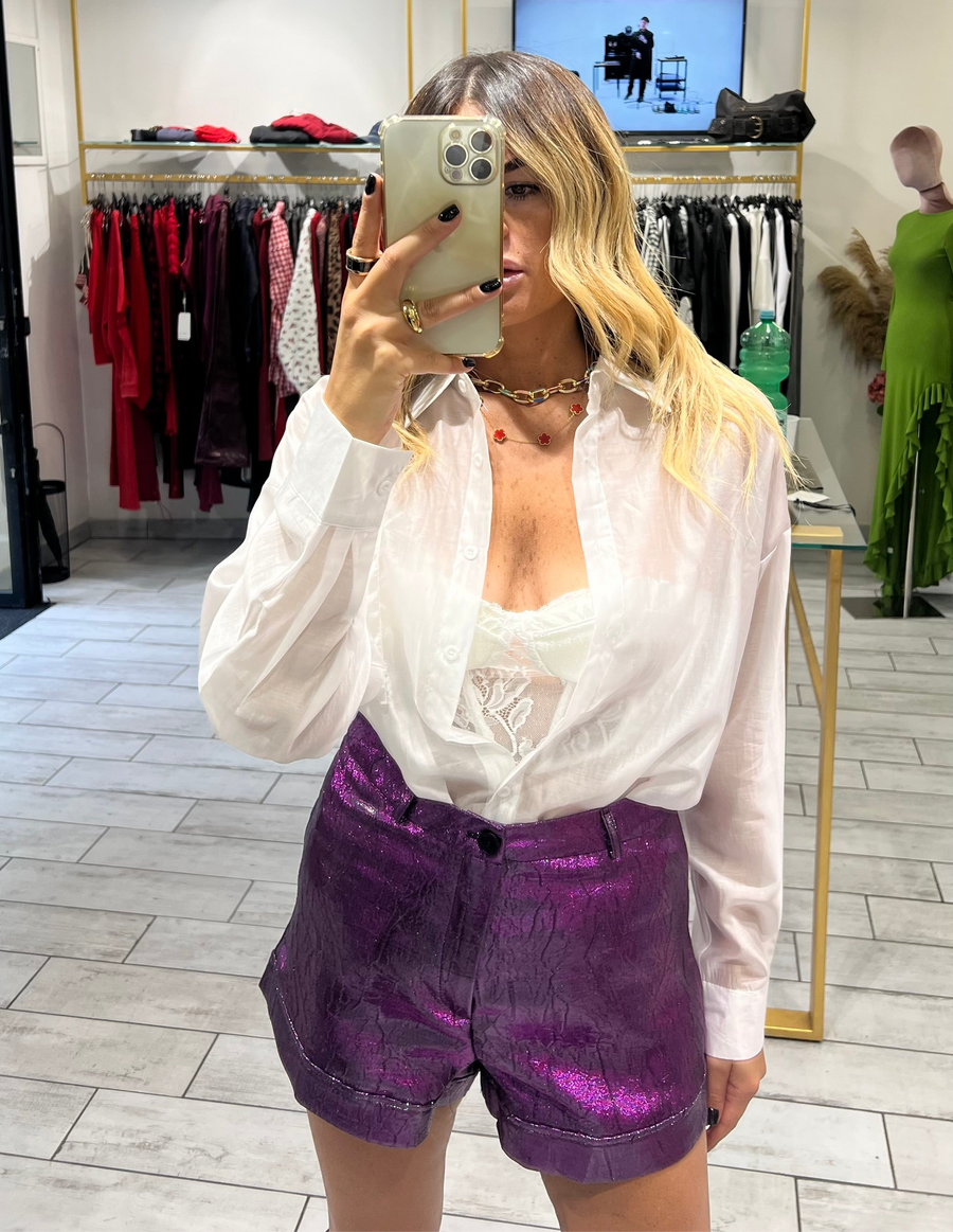 Pantaloncino Miami Viola/Oro