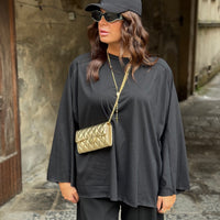 Maxi Shirt Itta Nera