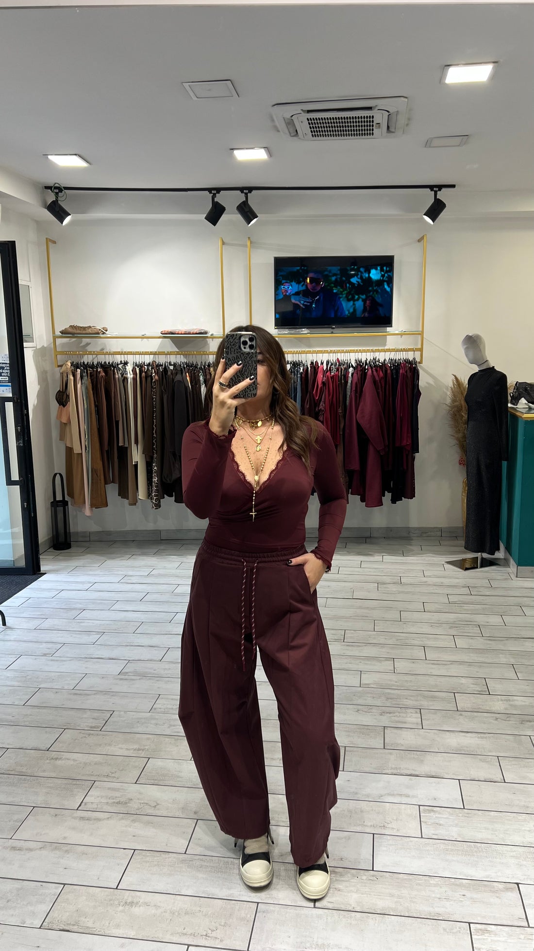 Pantalone Lucy Bordo