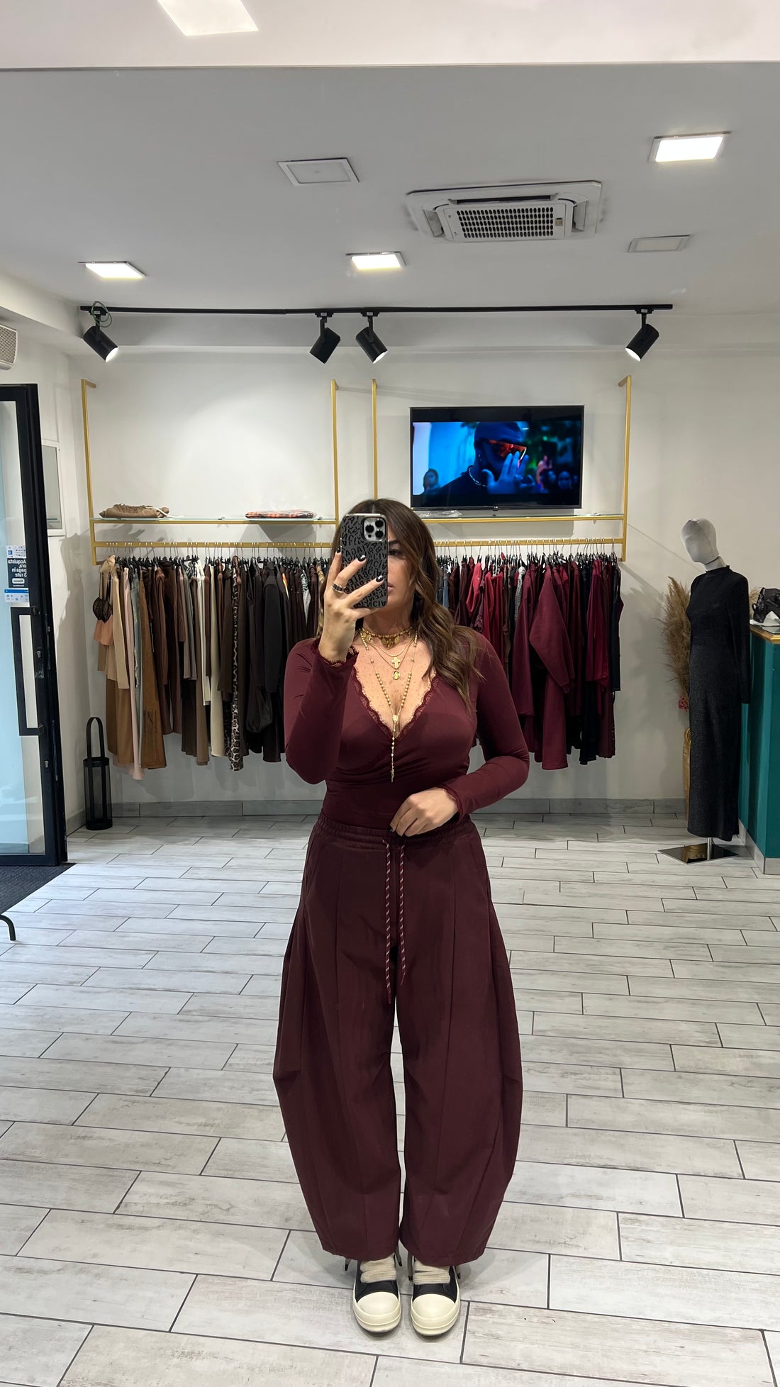 Pantalone Lucy Bordo