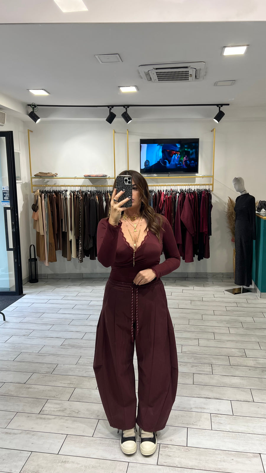 Pantalone Lucy Bordo