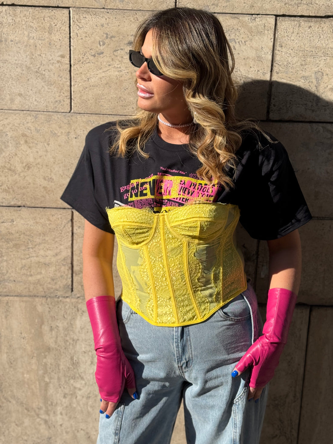 Set T-Shirt Rock Sex Pistols con Bustino