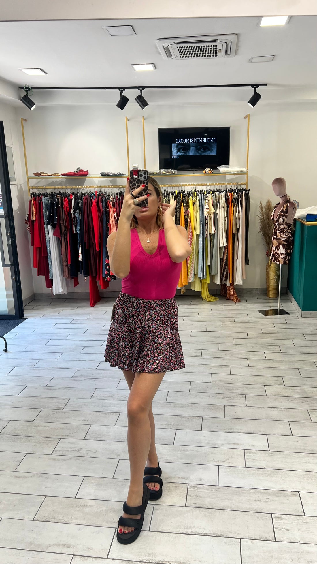 Canotta Cinco Fucsia