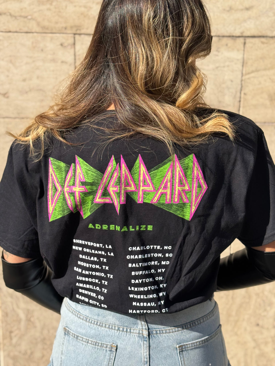 Set T-Shirt Rock Def Leppard con Bustino