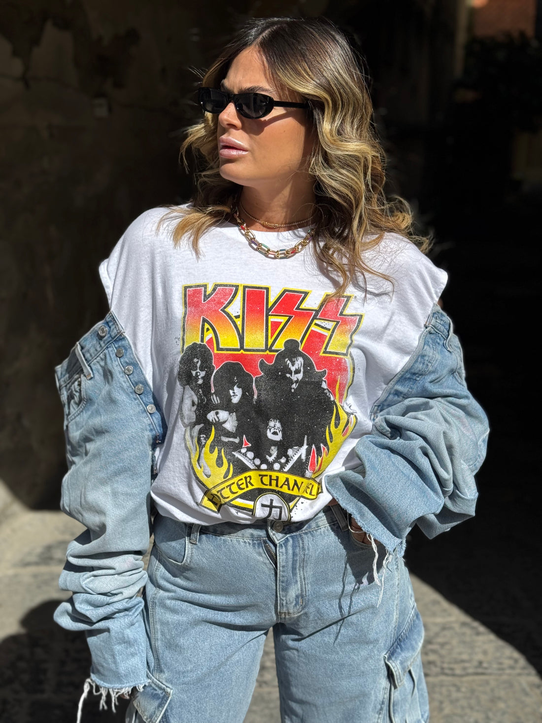 T-Shirt Rock Kiss Levi’s