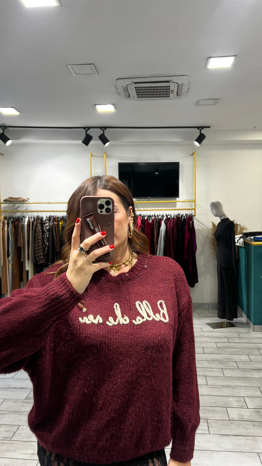 Maglione Arwen Bordo