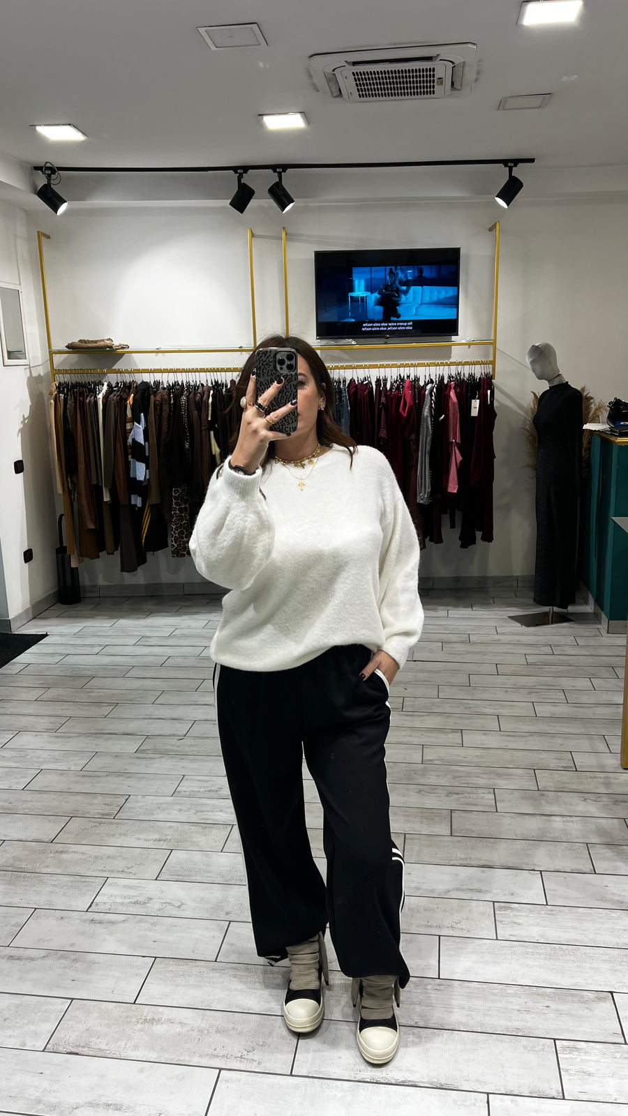 Maglione Cisab Bianco