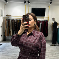Camicia Kamilah Bordo