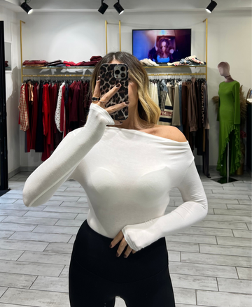 Maglia Fiore Bianca