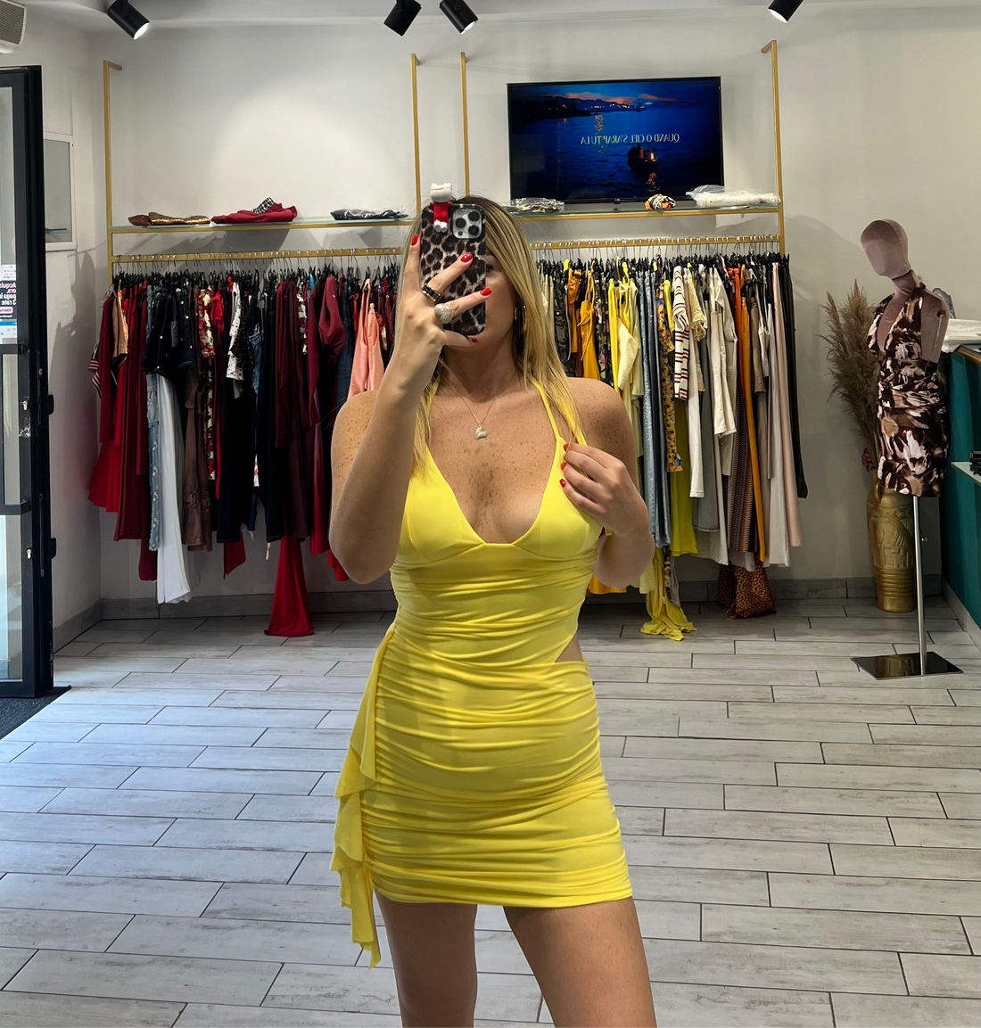 Dress Lorelai Giallo