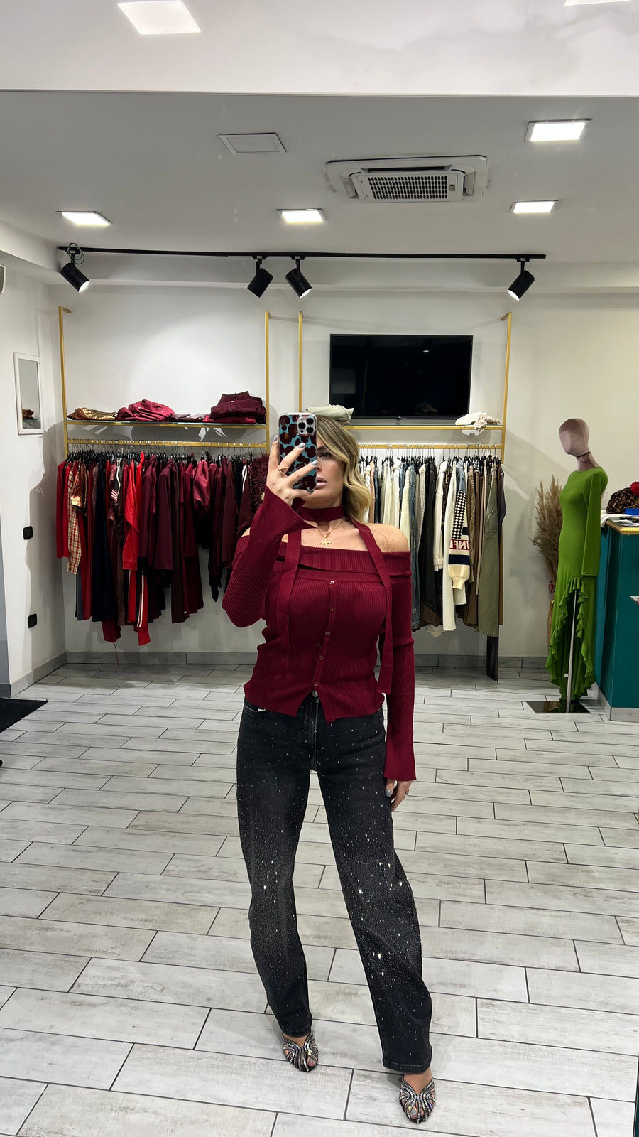 Maglioncino Tokyo Bordo