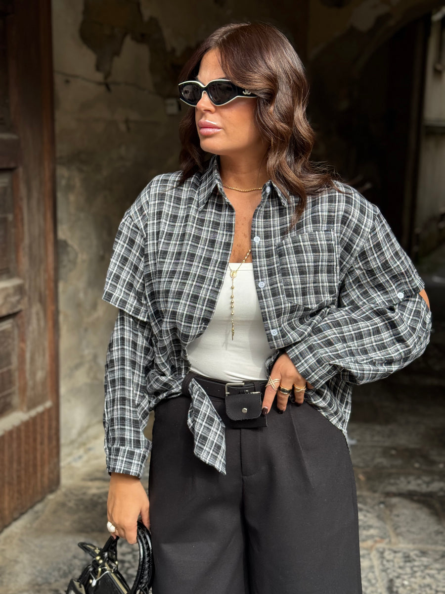 Camicia Willy Bianca/Nera