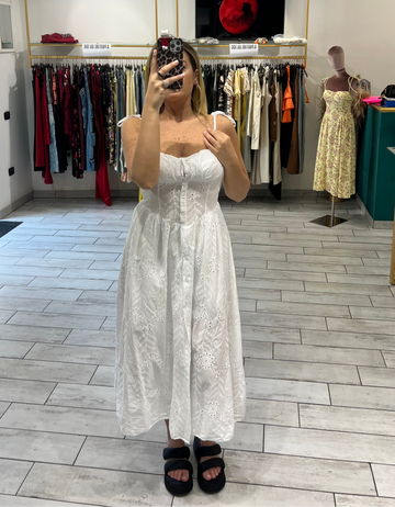 Dress San Gallo Bianco