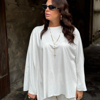 Maxi Shirt Itta Bianca