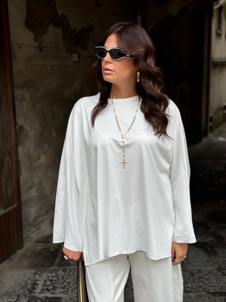 Maxi Shirt Itta Bianca