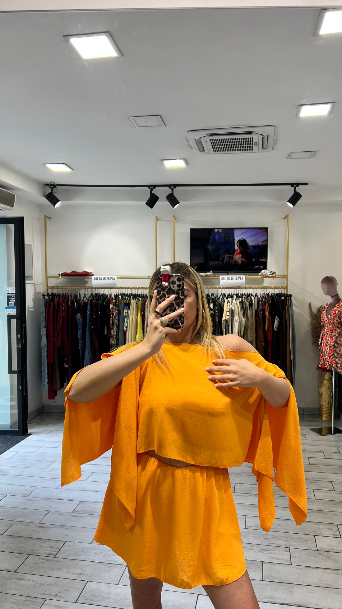 Coordinato Beyo tre pezzi Arancio