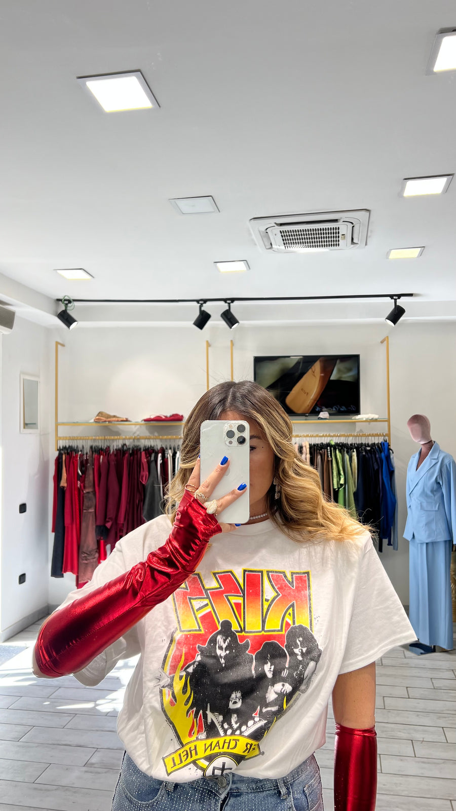 Set T-Shirt Rock Kiss con Bustino