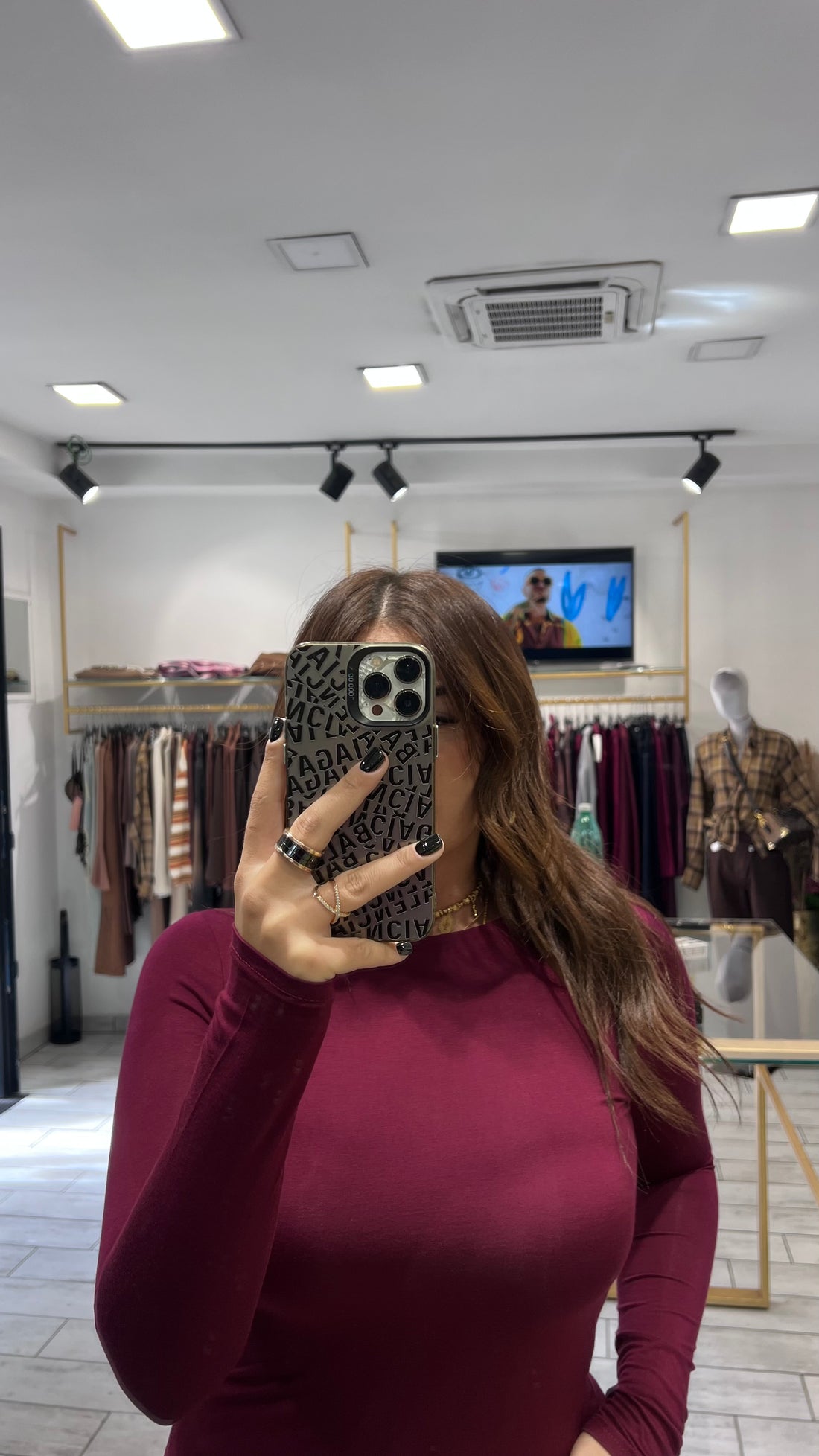 Maglia Carly a girocollo Vinaccia