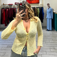 Maglia Sienna in filo Gialla