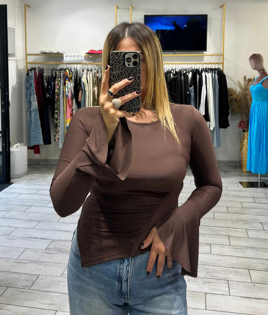 Maglia Answer Marrone