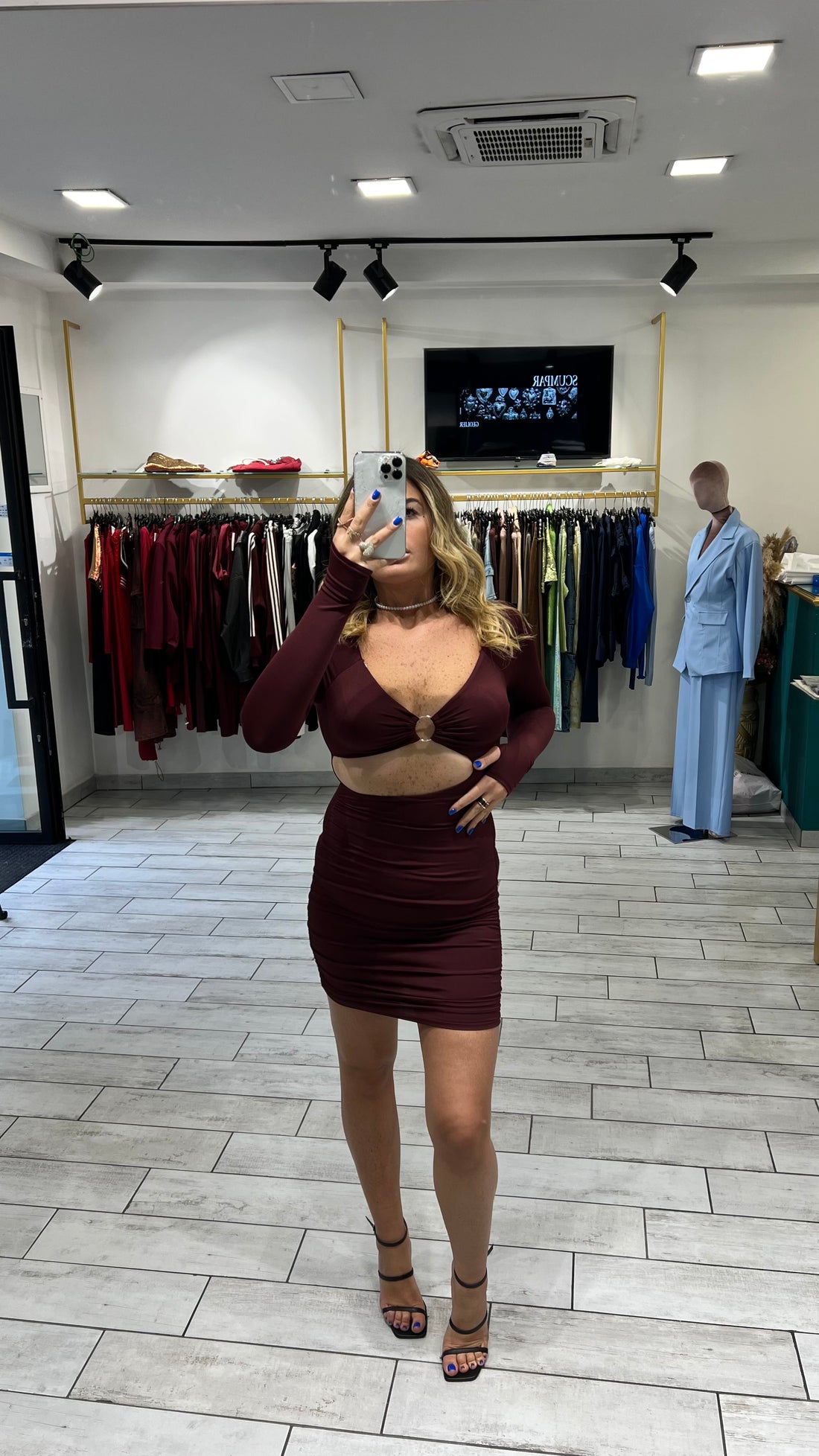 Dress Nami Bordo