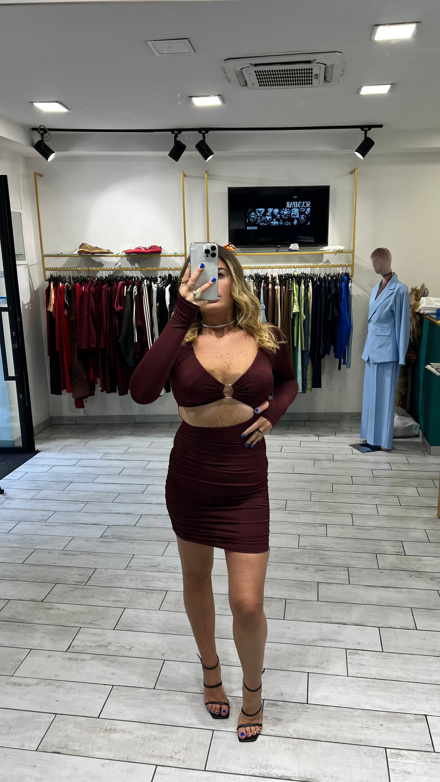 Dress Nami Bordo