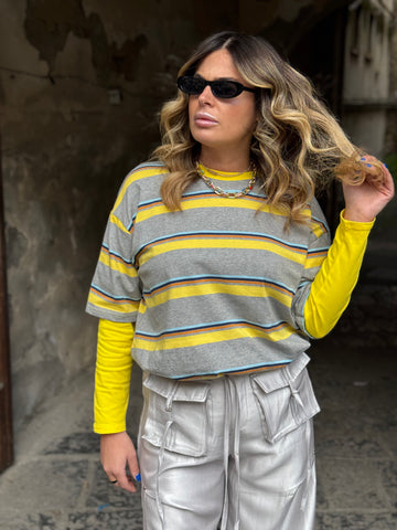 T-Shirt Favor con manica a polo