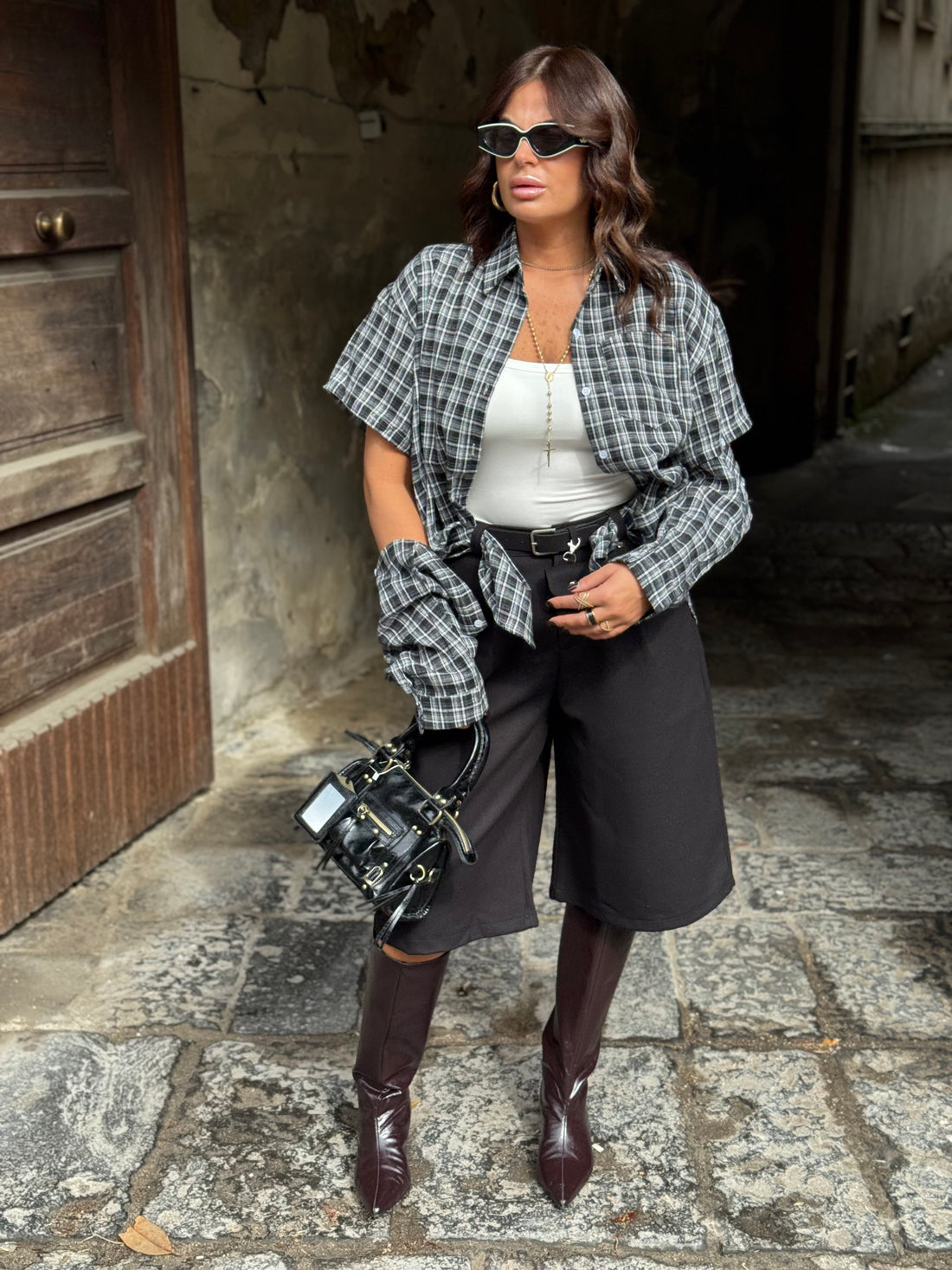 Camicia Willy Bianca/Nera