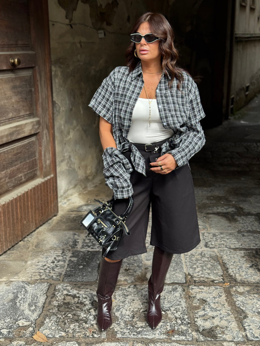 Camicia Willy Bianca/Nera