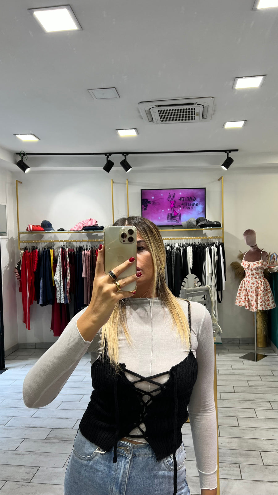 Twin Set Asia Grigio e Nero