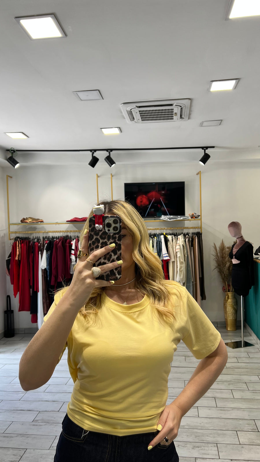 T-Shirt Alaia Gialla