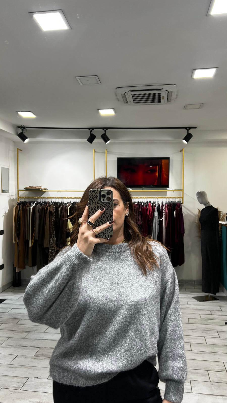 Maglione Cisab Grigio