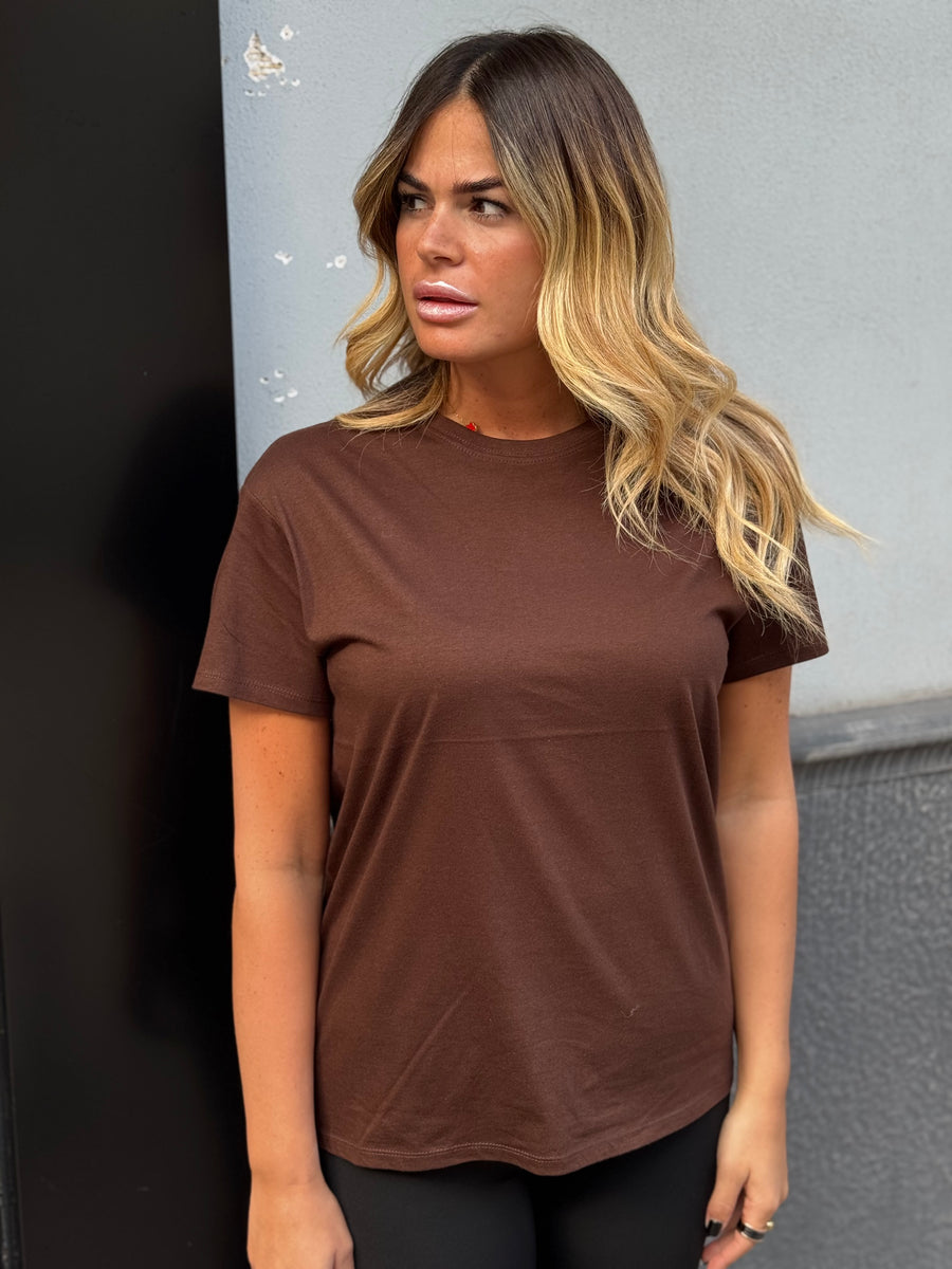 T-Shirt Basic Marrone